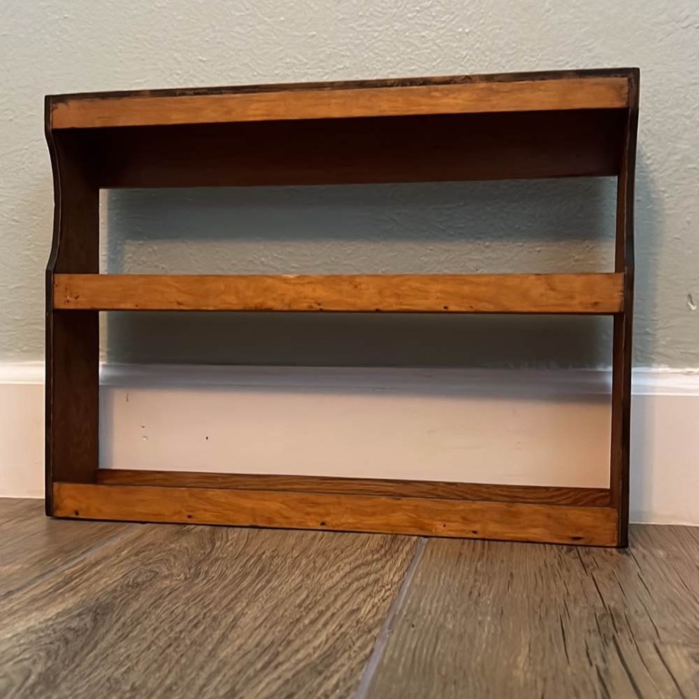 Vintage Wooden Spice Rack